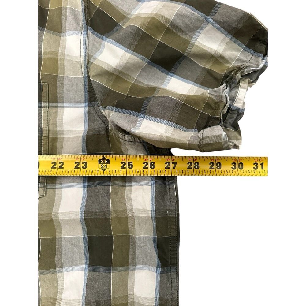 Carhartt Plaid Men's Rugged Outdoor Wear Long Sleeve Button Down Shirt -Lot Of 2 - Picture 13 of 16